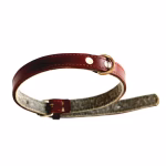 قلاده گردنی چرم سگ و گربه کوچک 2 سانت