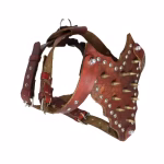 قلاده کمری سگ | سینه بند چرمی سگ